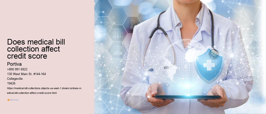 does medical bill collection affect credit score